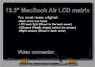 Apple MACBOOK AIR 13 Model A1369 Screen